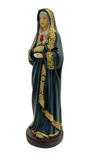 Estatua Virgen de Los Dolores Mater Dolorosa 8 pulgadas miniatura 2