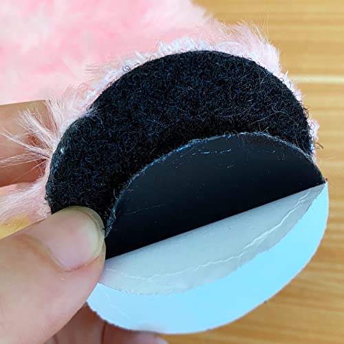 Lecherri Rabbit Ears For Helmet 2Pcs Helmet Accessories Helmet Bunny Ears Decoration For Motorcycle Helmet Bicycle Helmet Ski Helmet For Party Christmas(Helmet Not Included) #TOP6