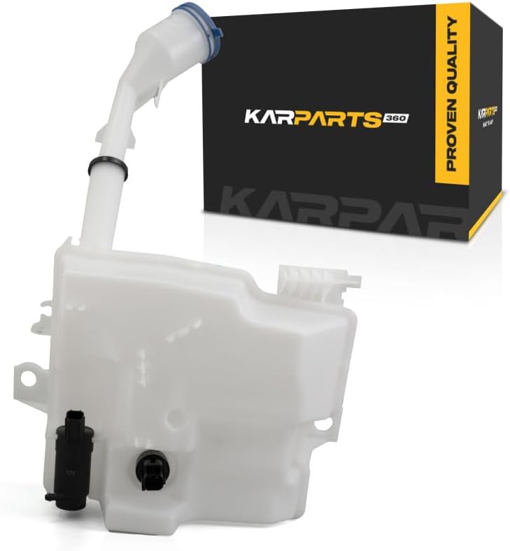 For Ford Focus 2012 13 14 15 16 17 2018 Windshield Washer Reservoir | Sedan | With Pump/Sensor/Filler Tube | Replacement For FO1288111 | 615343847917, CP9Z17A605A