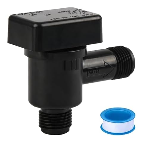 RV Vacuum Breaker Check Valve,571-VAC-CHK-A Camper RV Black Tank Check Valve,Replace Leaking Vacuum Breaker on Black Tank System,Protect Freshwater From Backflow,Fix Loud Noise & Wet Floor Cover