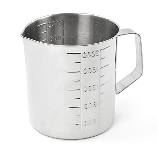 Teqler T-134814 Verre gradué en acier inoxydable 2 L Cover