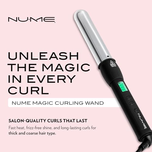 NuMe Magic Titanium Ion Curling Iron 1" Wand, view 2