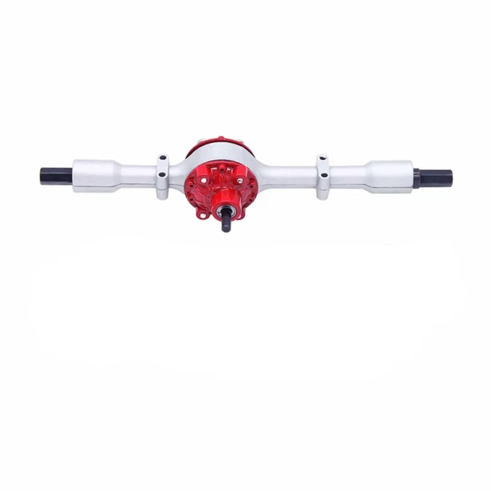 Compatible con WPL C14 C24 C34 C44 B14 B24 4WD 6WD 1/16 RC Camiones Coches Mejoras Piezas Metales Engranaje Delantero Trasero Puente Eje Piezas