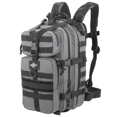 MAXPEDITION Falcon-II Backpack (Wolf Gray) 23L Tactical Backpack, Survival Pack, Bug Out Bag, MOLLE Compatible Go Bag Optimized for EDC & Military, 0513W