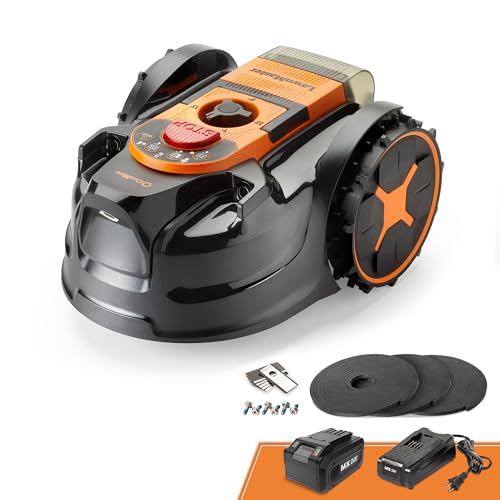 Image of LawnMaster OcuMow VBRM601YCM AD Robot Mower with Parallel Cutting