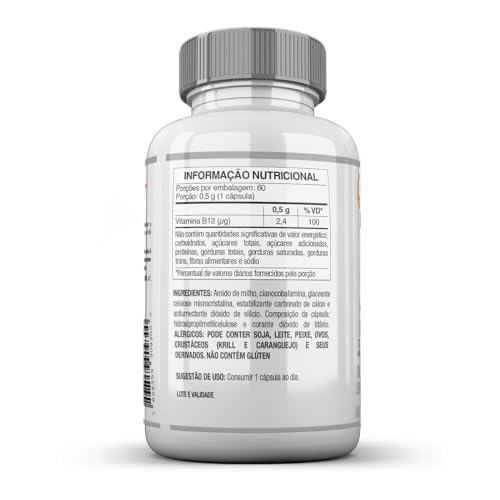 Nutrends Revigoran Vitamina B12 2 4Mcg 60 Cápsulas