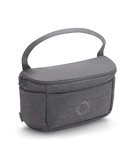 Image of Bugaboo Organizer - Compact Size Multipocket Diaper Bag - Universal Compatible with Any Stroller - Attaches to the Handlebar - Grey Melange