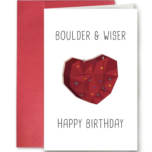 SuperShunhu Funny Climber Birthday Card, Birthday Gift for...