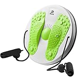 ジアン バランスボード ツイストボード ツイストプレート ゴムひも付き ウエスト ツイスト ダイエット器具 健康器具 トレーニング 体幹 ストレッチ グリーン