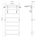 K-Sport: Trainingsset - Sprossenwand mit Dip Station & Klimmzugstange I Kraftstation mit Pull-Up Bar, Dip Stange für anspruchsvolle Workouts, inkl. E-Book