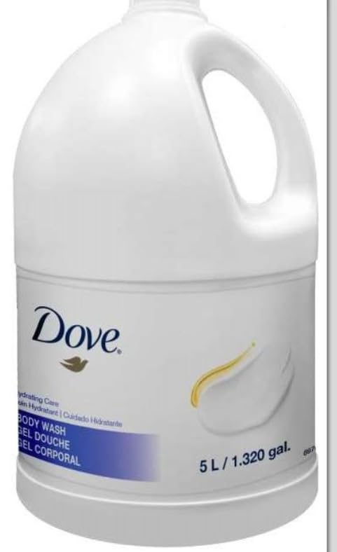 Dove 5Liter PRO Body Wash Daily Moisturizer Refill Bottles (3)