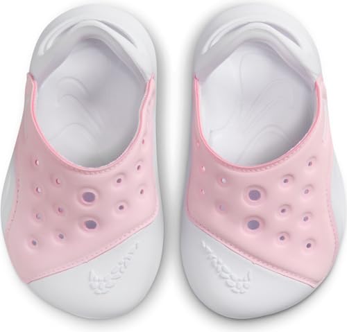 Nike Aqua Swoosh Baby/Toddler Sandals (FN0875-600, Pink Foam/White) Size 64