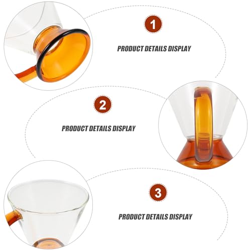 Cafetera de vidrio retro transparente para servir café en el hogar 4