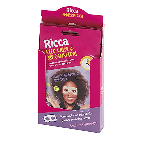 Máscara Facial Relaxante para a Area dos Olhos, Ricca, Branco