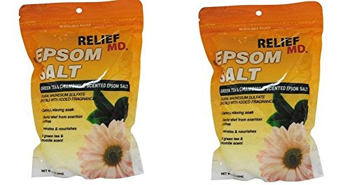 Relief Green Tea And Chamomile Epsom Salt, Pack Of 2 #TOP3
