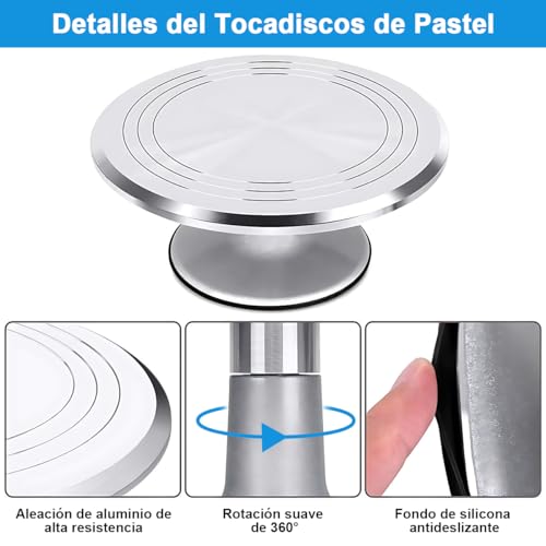 Mejores review On-line Base giratoria para pastel favoritos de las personas. 30 Imagen adicional