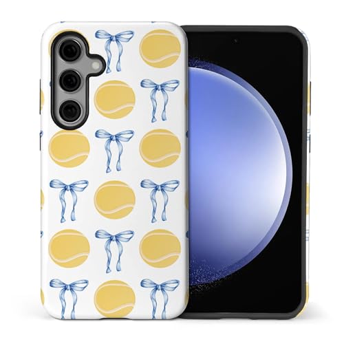 yicomon Samsung Galaxy S25 FE�P�[�X�Ή� �e�j�X�u���[�{�E���v�����g �}�b�g�d�b�P�[�X ��v �t�@�b�V���� �������낢 �t�� �V���R���P�[�X �\�t�g ���h�~ �ϏՌ��ی�J�o�[