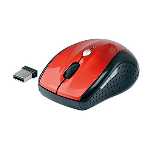C3 TECH M-W012RD Mouse sem Fio com Tecnologia Free Smart Link, Ve...