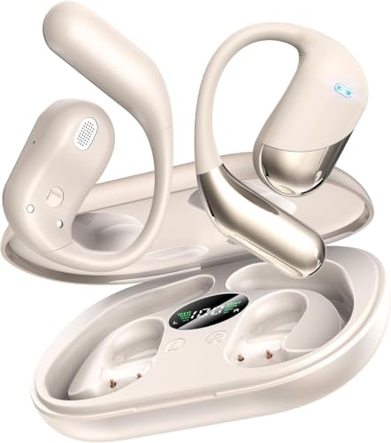 Image of Ultra Open Ear Headphones, Over Ear Bluetooth Bone Conduction Earbuds