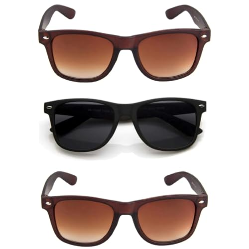 Image of Sunglasses for Men & Women | UV Protection | Stylish Rectangular Wayfarer Design | Lightweight & Durable for Driving & Outdoor Use