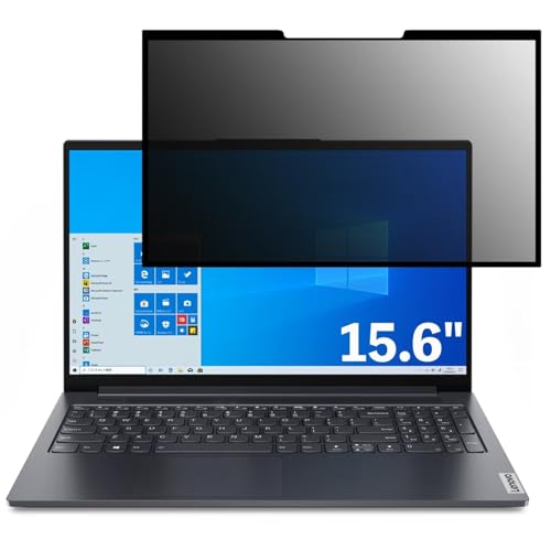 Lenovo Yoga Slim 750i 15.6インチ 16:9 対応 粘着 着脱式 覗き見防止フィルム プライバシーフィルター ブルーライトカット 反射防止 パソコン PC モニター 液晶保護 保護シート