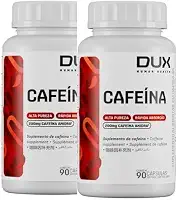 Kit 2 Cafeína Dux Sem Sabor 90 Cápsulas