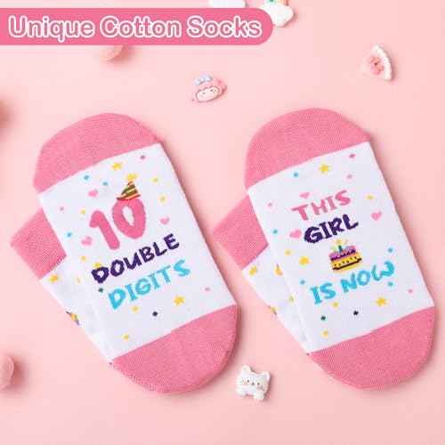 Splendest 10 Year Old Girl Birthday Gifts – Gifts for 10 Year Old Girl, 10th Birthday Pink Gift for Teen Girls, Double Digits Birthday Gift for Daughter, Granddaughter, Niece