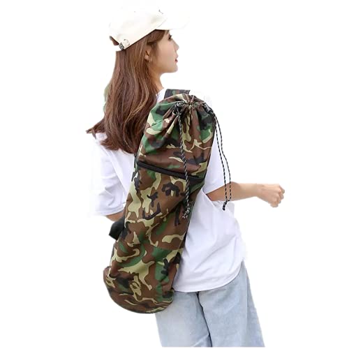 MXiiXM Skateboard Bag, WaterProof Skateboard Backpack with Adjustable Shoulder Straps, Skateboard Bag for Electric Skateboard, Penny Board Skate Carry Bags for Travel ( 33.5in12.6in ) (Camouflage)