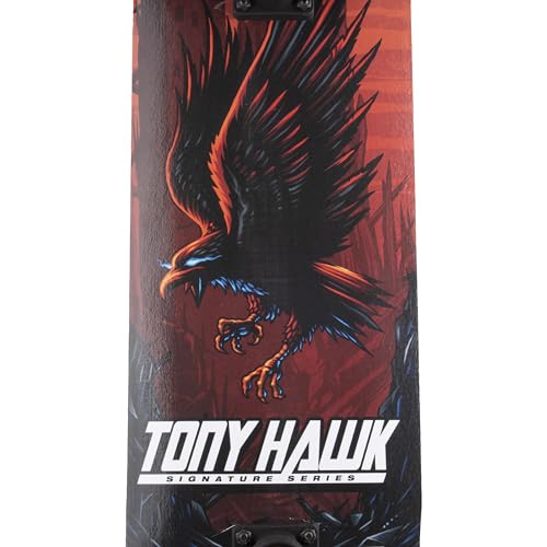 Image of Tony Hawk 31 inch Skateboard - Signature Series 1 Skateboard with Pro Trucks, Full Grip Tape, 9-Ply Maple Deck, Ideal for All Experience Levels
