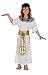 Fiestas Guirca Costume Bianco Nefertiti Regina egiziana Bambina Taglia 10-12 Anni