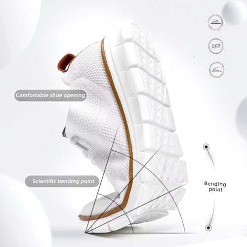 Men's Oxfords Business Shoes Fashion Mesh Casual Dress Walking Sneakers Comfortable Lightweight Soft Sole4