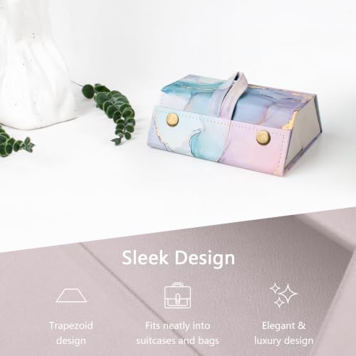 Image of Sunglasses Travel Case,Foldable Eyeglasses Case, Portable Multiple Glasses Case for Women Men Girls