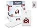 Miele AirClean 3D Efficiency Dust Bag, Type FJM, XL Value Pack, 8 Bags & 4 Filters package may vary