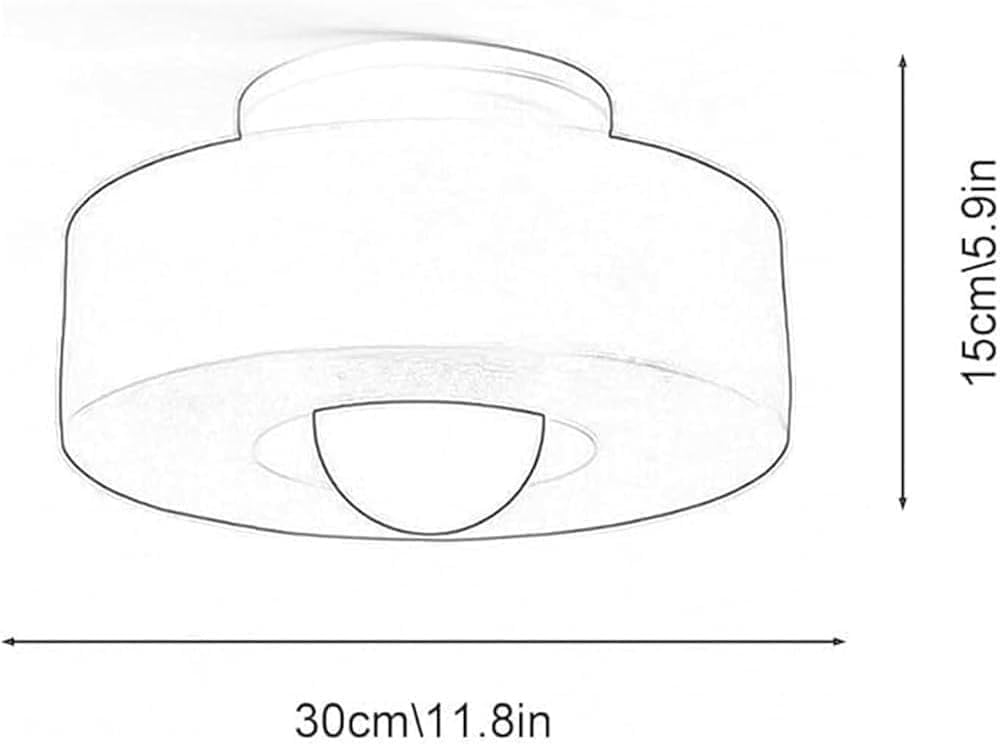 Modern Ceiling Light Fixture, Resin LED Round Flush Mount Lamp, Hand-Carved Design for Hallway, Entryway, Balcony, Ambient Indoor Lighting(Black)