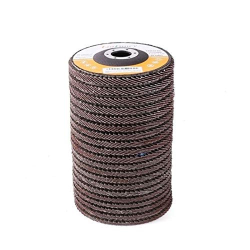 Flap disque de ponçage meuleuse lame meule abrasif 100mm grain 80 HHRFCS 10pcs