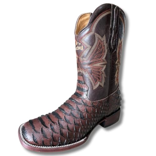 Image of Men's Alex Western Cowboy Boots Square Toe Pull On