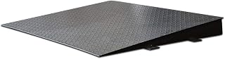 First Class Carbon Steel Ramp Series for Heavy-Duty Industrial, Compatible for Floor Scale Weighing or Stretch Wrapping Machine, Anti-Slipping Surface Handle 10,000lbs Weight (48"x40")