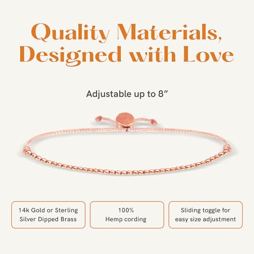 Lucky Feather 40th Birthday Gifts Women | Cute 14k Gold Dipped Beads Bracelet | Fabulous Forty Milestone Bracelet | 40th Birthday Bracelets For Women | Adjustable 7"- 8" Cord | 40 and fabulous2