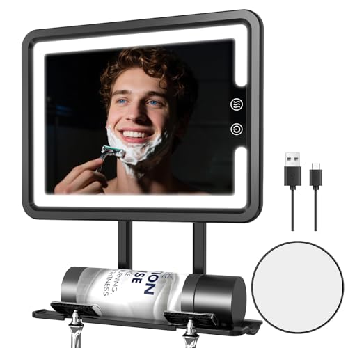 COSMIRROR Heated Shower Mirror Fogless for Shaving, Anti Fog Shav...