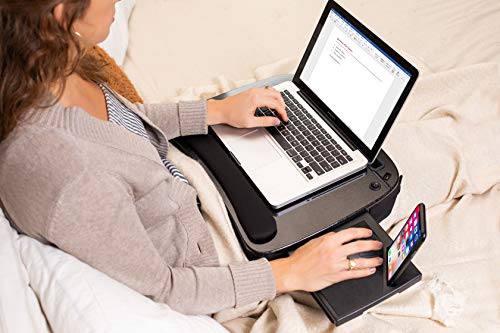 image for BIRDROCK HOME Deluxe Lap Desk for Laptop and Writing - Black - Laptop 