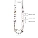 PEARL&CLUB Long Beaded Necklaces For Women - Sweater Chain Fashion Jewelry Necklace Gifts For Women(35-White)