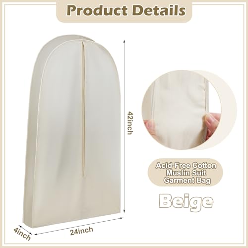 GliCraft Acid-Free Muslin Garment Bag