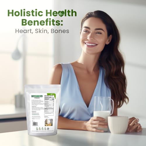 Z Natural Foods Unsweetened Cashew Milk Powder - Plant/Nut Milk For Healthy Heart, Bones, Skin - Substitute for Cashew Butter - Gluten-Free, Kosher, Non-GMO, Vegan, Dairy-Free, 1 lb
