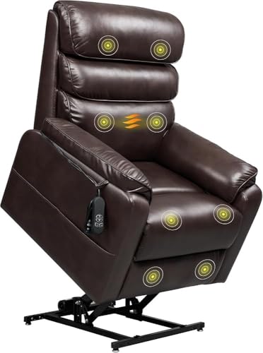 Sillón eléctrico reclinable con masaje y calor