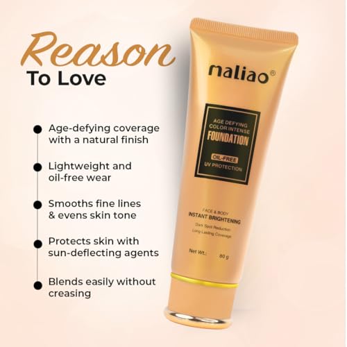 Image of Maliao Age-Defying Intense Full Coverage Foundation Cream For All Skin Type Spf 30 - Radiant Youth (Soft Ivory), 1 Count