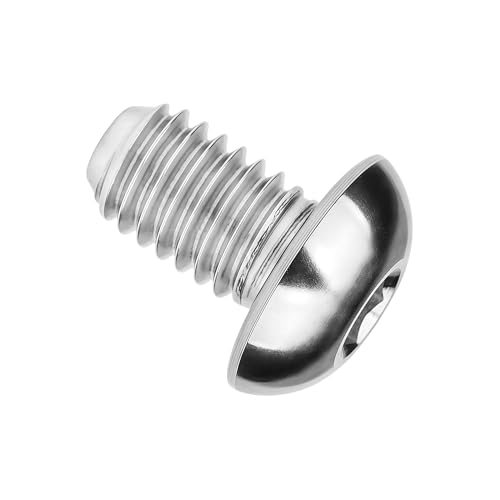Image of Titanium Bolt M3 8 10 12 15mm Allen Key Head Screws for Bicycle Pack of 4 (Normal Titanium, M3x8mm)