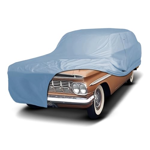 iCarCover Premium Car Cover for 1959-1961 Chevy Kingswood Heavy Duty Waterproof All-Weather Automobiles Custom Fit Indoor Outdoor UV Snow Protection Covers with Straps and Bag