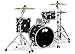 PDP Concept Maple Bop 3-piece Shell Pack - Satin Black