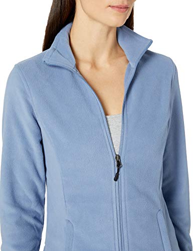 Amazon Essentials Women's Classic Fit Long-Sleeve Full-Zip Polar Soft Fleece Jacket, Cornflower Blue, X-Large
