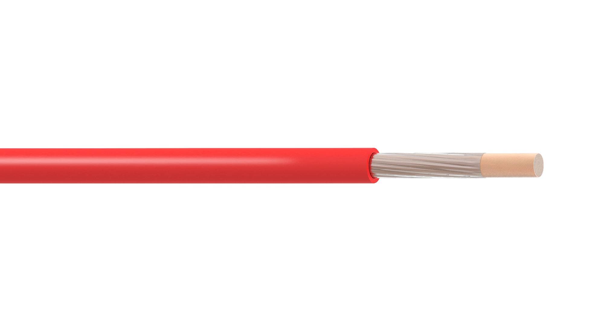 Kabel spawalniczy, H01N2-D, 16MM2, czerwony, 50 m, pojedynczy drut, ilość kabli/przewodów x 50